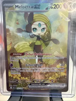 Meloetta EX 167/086 SIR Black Bolt Scarlett & Violet Pokemon Card 🔥 - Image 1
