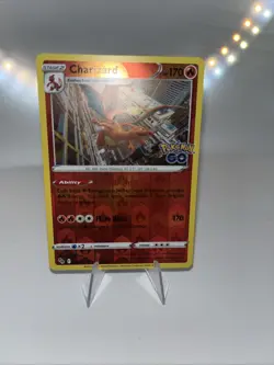 Pokemon Charizard Reverse Holo Rare 010/078 Pokemon GO TCG Card - Image 1