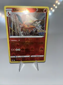 Pokemon Charizard Reverse Holo Rare 010/078 Pokemon GO TCG Card - Image 2