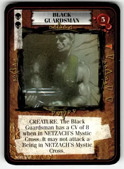 1995 Kult Reality is a Lie! Trading card game - BLACK GUARDSMAN - Image 1