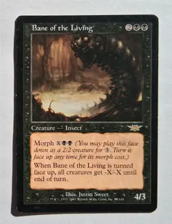 Magic MTG - Bane of the Living - Legions - LP - Image 1