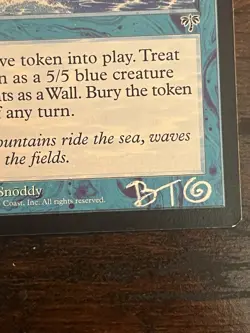 SURFING PIKACHU Mirage Tidal Wave Pokemon/MTG custom SIGNED Brandon Olterman - Image 2