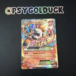 2017 TCG POKEMON #XY198M Camerupt Ex Full Art Xy Black Star Holo A13 - Image 1