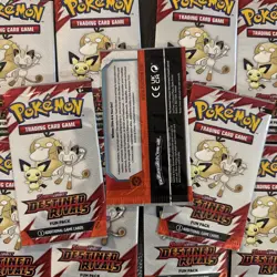 Pokemon TCG Destined Rivals - Fun Pack 3 Card Pack Sealed Lot of 11 - Image 3