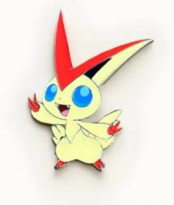 Pokemon TCG Official Victini Enamel Pin (Release Date Sept 2016) - Image 1