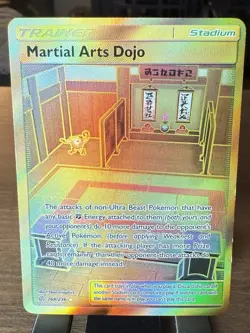 Pokemon Martial Arts Dojo Cosmic Eclipse 268/236 Trainer Full Art - NM - Image 1