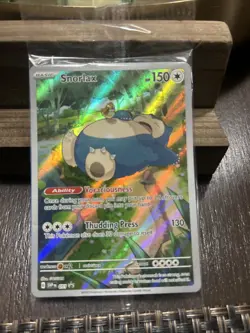 Snorlax SVP 051 Promo Pokemon Special Illustration Rare Factory Sealed - Image 1