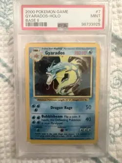 Pokemon Gyarados Base Set PSA 9 Error - PSA Mislabeled Misprint - Image 1