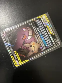 Pokemon S&M Team Up Gengar & Mimikyu GX 165/181 Alt Art Tag Team English (REAL) - Image 5