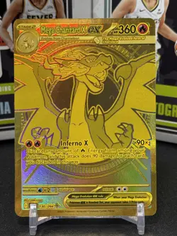 Pokemon Mega Charizard X ex - 130/094 - ME02: Phantasmal Flames (PFL) GOLD!!! - Image 1