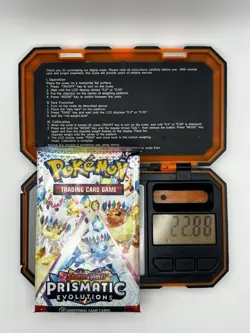 22.88g HEAVY Pokemon TCG Prismatic Evolution Booster Pack!Possible GOD/DEMI pack - Image 1
