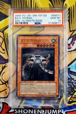 Yu-Gi-Oh B.E.S TETRAN 1st Ed Elemental Energy EEN-EN017 PSA 10 Ultimate Rare GEM - Image 1