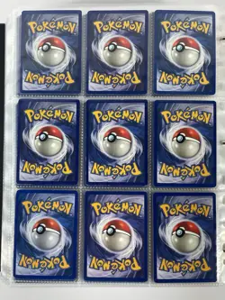 Pokemon Card Collection VTG Binder Holo Rare WoTC Rapidash Charmander Lapras - Image 4