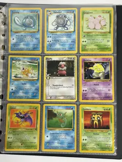 Pokemon Card Collection VTG Binder Holo Rare WoTC Rapidash Charmander Lapras - Image 5