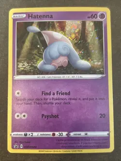 Hatenna SWSH040 2020 General Mills Black Star Promo Pokemon Card Holo LP - Image 1