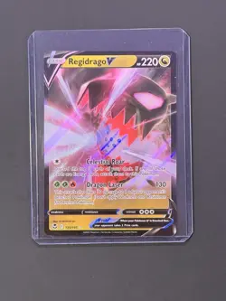 Pokemon Card - Swsh12 Regidrago V #135/195 Ultra Rare Holo English - Image 1