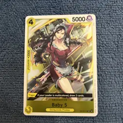 One Piece CCG Baby 5 Legacy Of The Master R Foil Card OP12-112 NM - Image 1