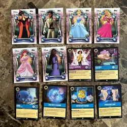 24 Card Mixed Topps Disney & Lorcana Lot - Image 2