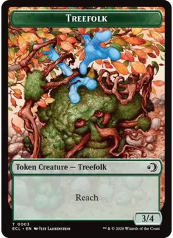 Treefolk 3 // 6 MTG NM - Lorwyn Eclipsed - Image 1