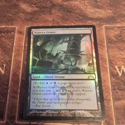 1x Watery Grave Mtg Gatecrash Foil MP - Image 1