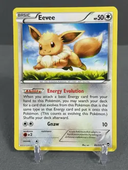 Pokemon Eevee 80/111 XY - Furious Fists Common NM/LP - Image 1