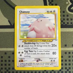 Pokemon TCG Vintage Chansey 31/105 Neo Destiny Regular Uncommon Card - Image 1