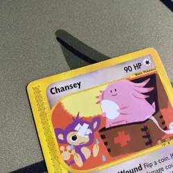 Chansey 72/165 Uncommon Expedition Pokemon Card HP - Image 2