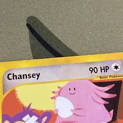 Chansey 72/165 Uncommon Expedition Pokemon Card HP - Image 3