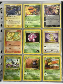 Pokemon Card Collection VTG Binder Holo Rare 1st E-Reader WoTC Pidgeot Kabuto - Image 5