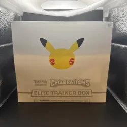 Pokemon TCG: 25th Anniversary Celebrations Elite Trainer Box (ETB) (2021) SEALED 820650809439 - Image 1