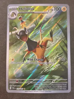Heliolisk 177/167 IR Sv: Twilight Masquerade Full Art Holo Pokemon TCG NM - Image 1