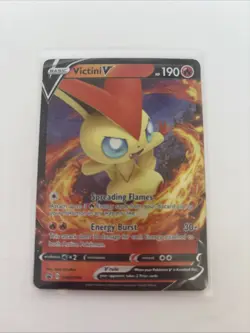 Pokemon TCG Victini V SWSH Black Star Promos SWSH104 Promo - Image 1