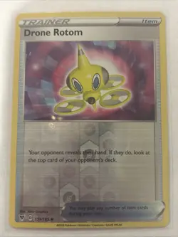 Reverse Holo Drone Rotom 151/185 Vivid Voltage Uncommon Pokemon TCG - Image 1