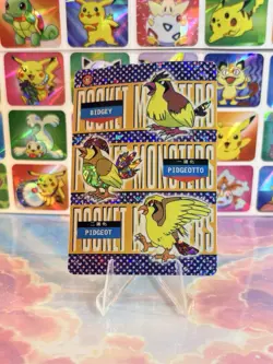 Pokemon Charizard Vintage Pocket Monsters Vending HOLO Prism Sticker 99 Nintendo - Image 1