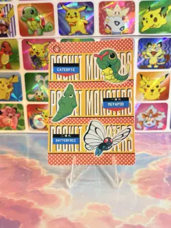 Pokemon Charizard Vintage Pocket Monsters Vending HOLO Prism Sticker 99 Nintendo - Image 4