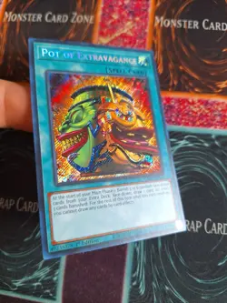 Yu-Gi-Oh! Pot of Extravagance RA01-EN059 Secret Rare 1st Edition Near Mint - Image 2