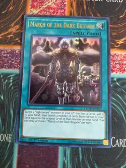 Yu-Gi-Oh! March of the Dark Brigade COTD-EN059 Ultra Rare 1st Edition Near Mint - Image 1
