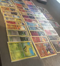 Pokemon TCG Card Lot 95+ Holo, Reverse Holo & Regular (Estimated Value $184.56) - Image 2