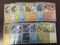 Pokemon S&V 151 EX, Holo, Reverse Holo and Energy Lot NM 50+ Total Cards - Image 3