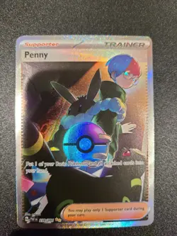 Penny 239/091 Special Illustration Rare Paldean Fates Pokemon Card TCG - LP - Image 1