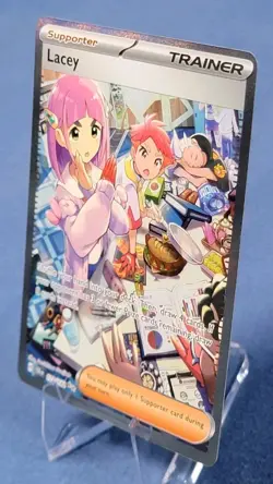 Pokemon TCG Lacey 172/142 Stellar Crown Special Illustration Rare Holo Card NM - Image 1
