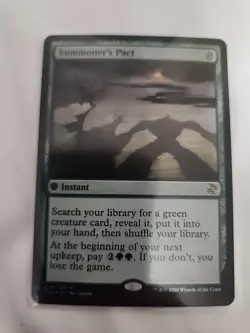 FOIL SUMMONER'S PACT Time Spiral Remastered Magic MTG MINT CARD - Image 1