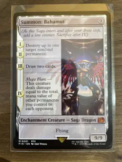 Summon: Bahamut Final Fantasy Regular Card MTG 0001 - Image 1