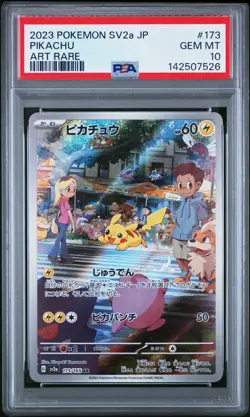 PSA 10 Pikachu 173/165 S&V 151 SV2A AR Japanese Holo Pokemon Card - Gem Mint - Image 1