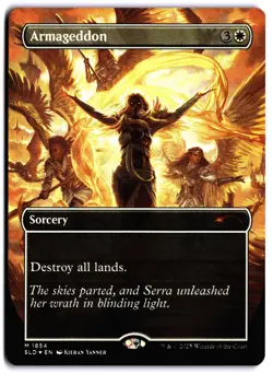 Armageddon FOIL NM SLD Secret Lair Drop Series MTG - Image 1