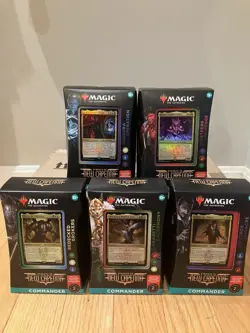 Streets of New Capenna Commander Decks - Set of 5 - Magic The Gathering MTG - Image 1