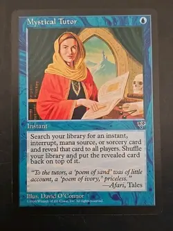 Mystical Tutor Mirage MTG Regular Lightly Played - Image 1
