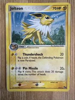Jolteon 3/17 POP Series Promos 3 - Holo Rare - Pokemon Card DMG - Image 1