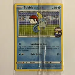 Sobble On The Ball 005/005 Pokemon Tcg Futsal Stamped UK Promo New & Sealed! - Image 2