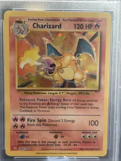 Pokemon TCG Charizard Holo Rare Card 003/034 CLC Classic Collection 2023 PSA 9 - Image 2
